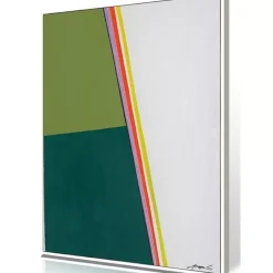 Discount Gerahmtes Bild Abstract Shapes Khaki 73X103Cm Bilder