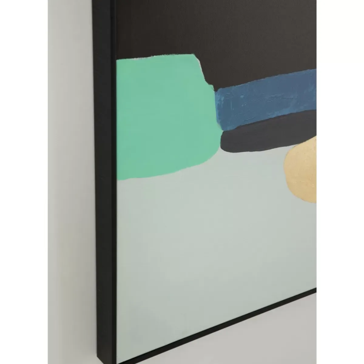 Best Gerahmtes Bild Abstract Shapes Grun 73X143Cm Bilder