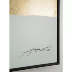 Best Gerahmtes Bild Abstract Shapes Grun 73X143Cm Bilder