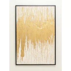 Hot Gerahmtes Bild Abstract Weis 80X120Cm Bilder