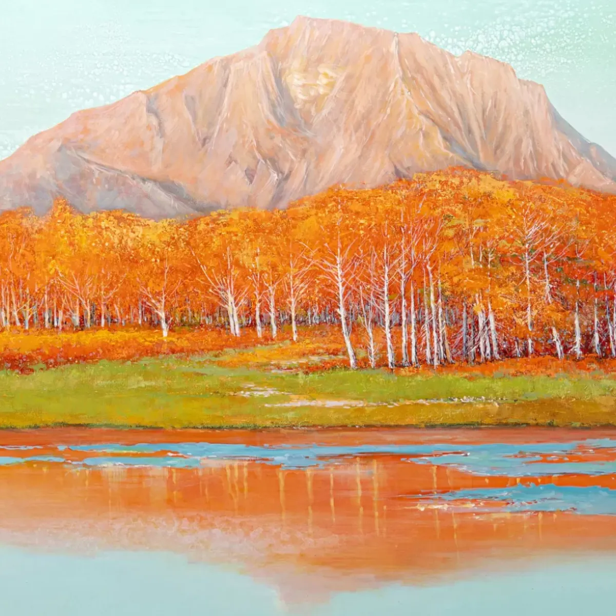 Clearance Gerahmtes Bild Autumnal 120X120Cm Bilder