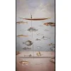 Gerahmtes Bild Cloud Fisherman Boat 60X120Cm Bilder