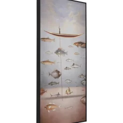 Gerahmtes Bild Cloud Fisherman Boat 60X120Cm Bilder