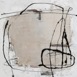 Gerahmtes Bild Dust Grau 100X100Cm Bilder