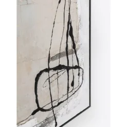 Gerahmtes Bild Dust Grau 100X100Cm Bilder
