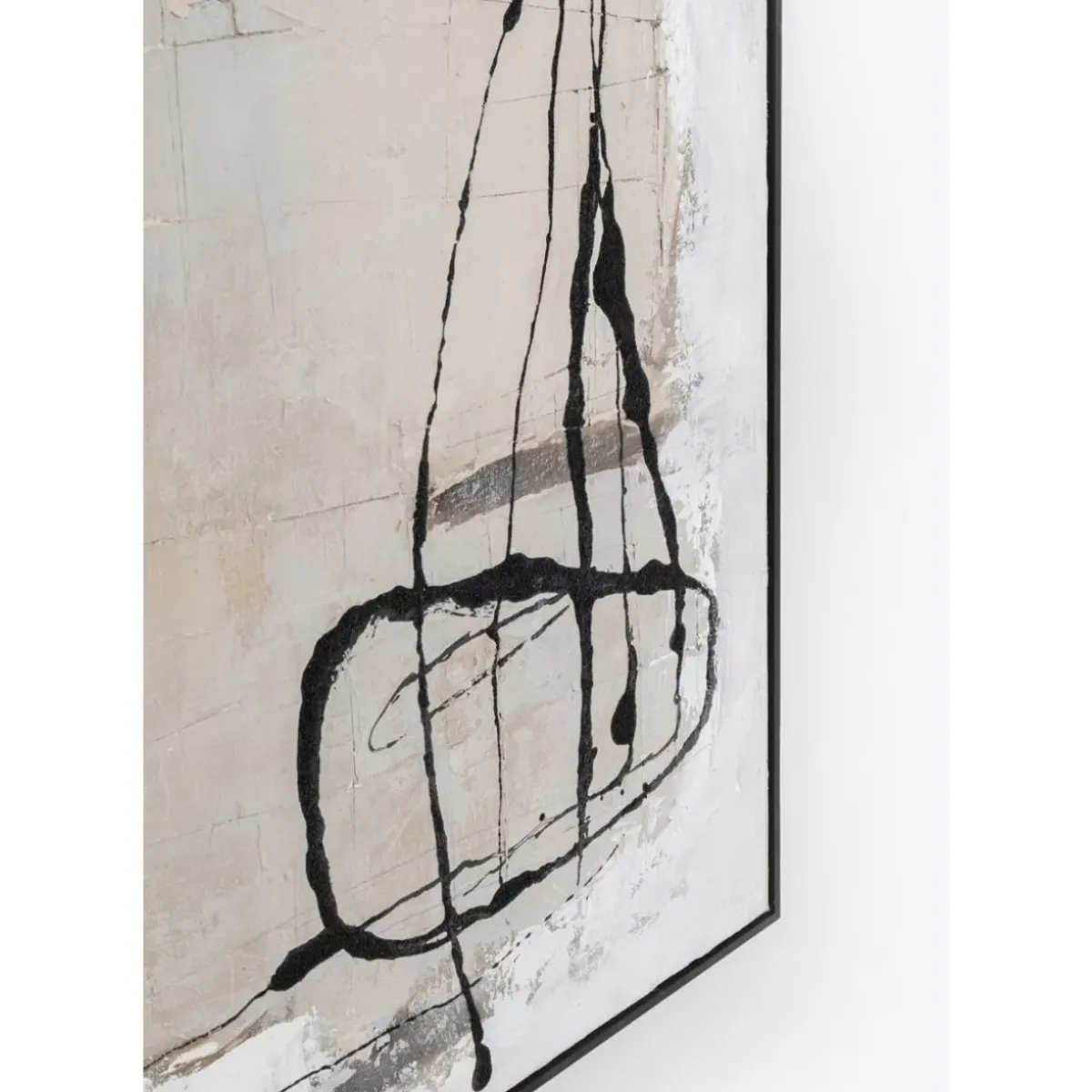 Gerahmtes Bild Dust Grau 100X100Cm Bilder