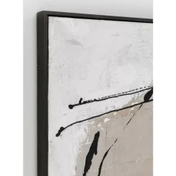 Gerahmtes Bild Dust Grau 100X100Cm Bilder