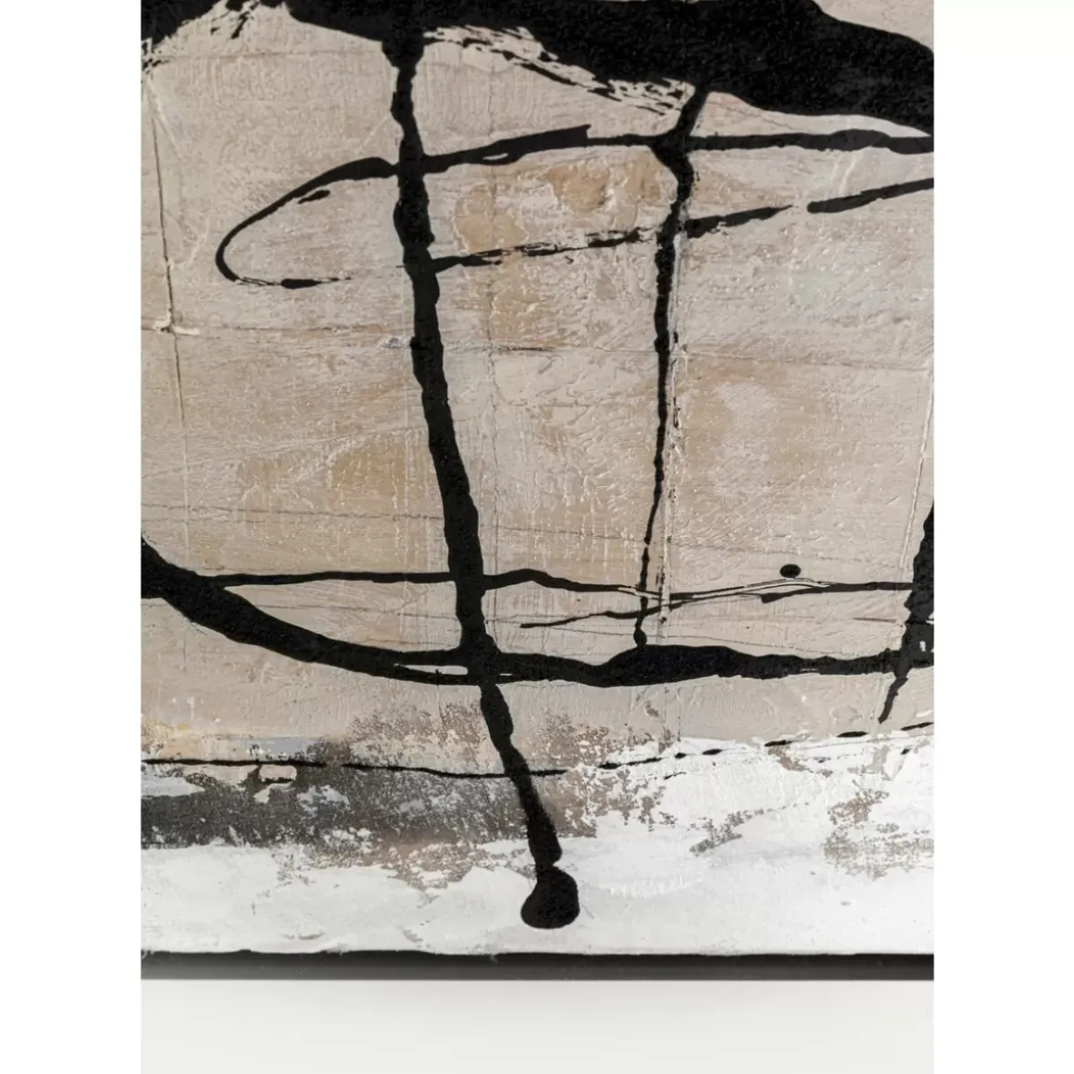 Gerahmtes Bild Dust Grau 100X100Cm Bilder