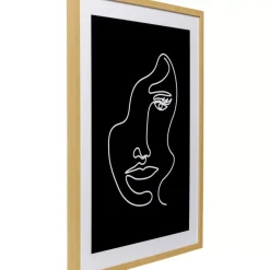 Online Gerahmtes Bild Faccia Arte Woman 60X80Cm Bilder