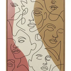 Online Gerahmtes Bild Faccia Arte Tri Colore 90X120Cm Bilder