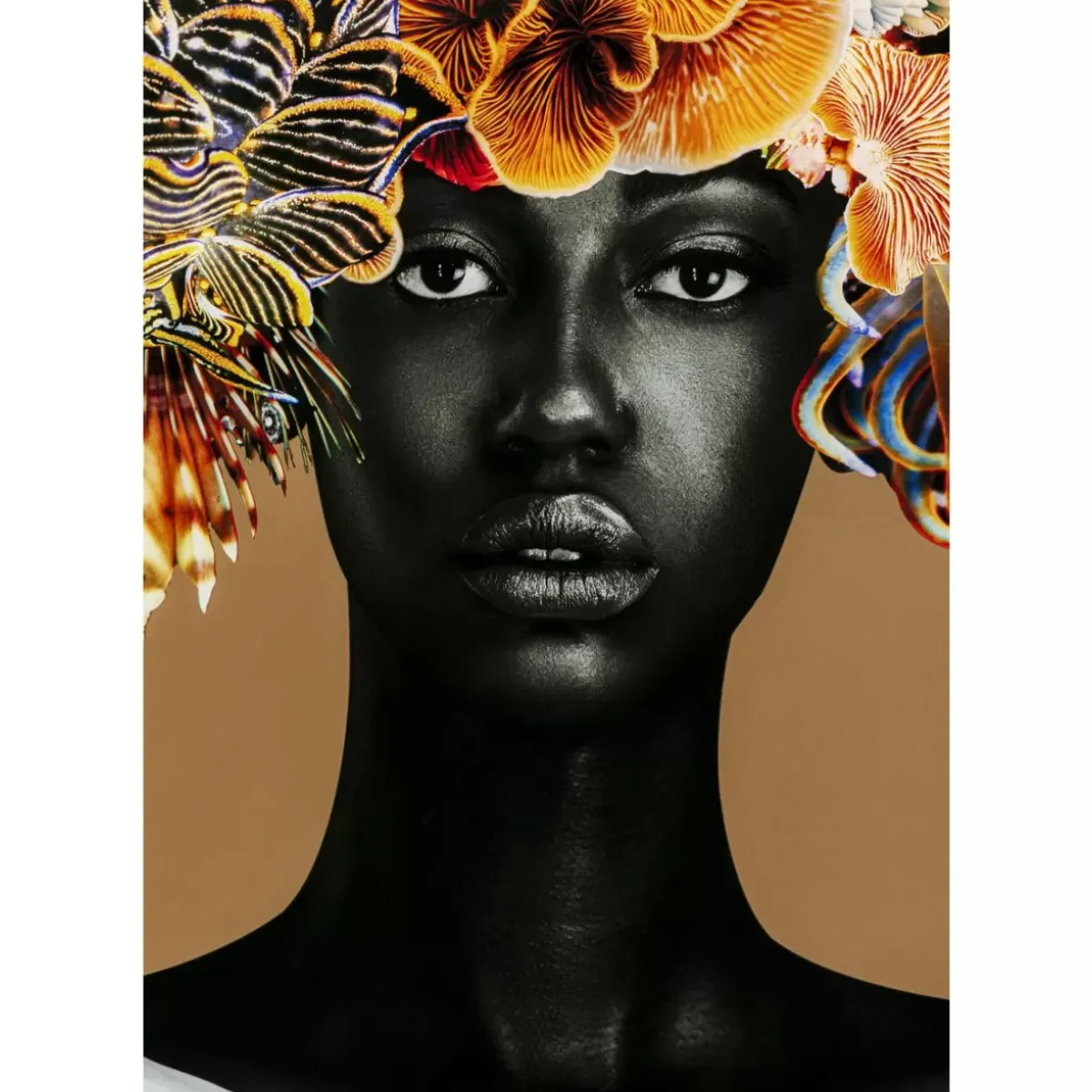 Outlet Gerahmtes Bild Flower Hair 120X120Cm Bilder