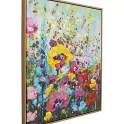 Online Gerahmtes Bild Flowery Meadow 100X100Cm Bilder