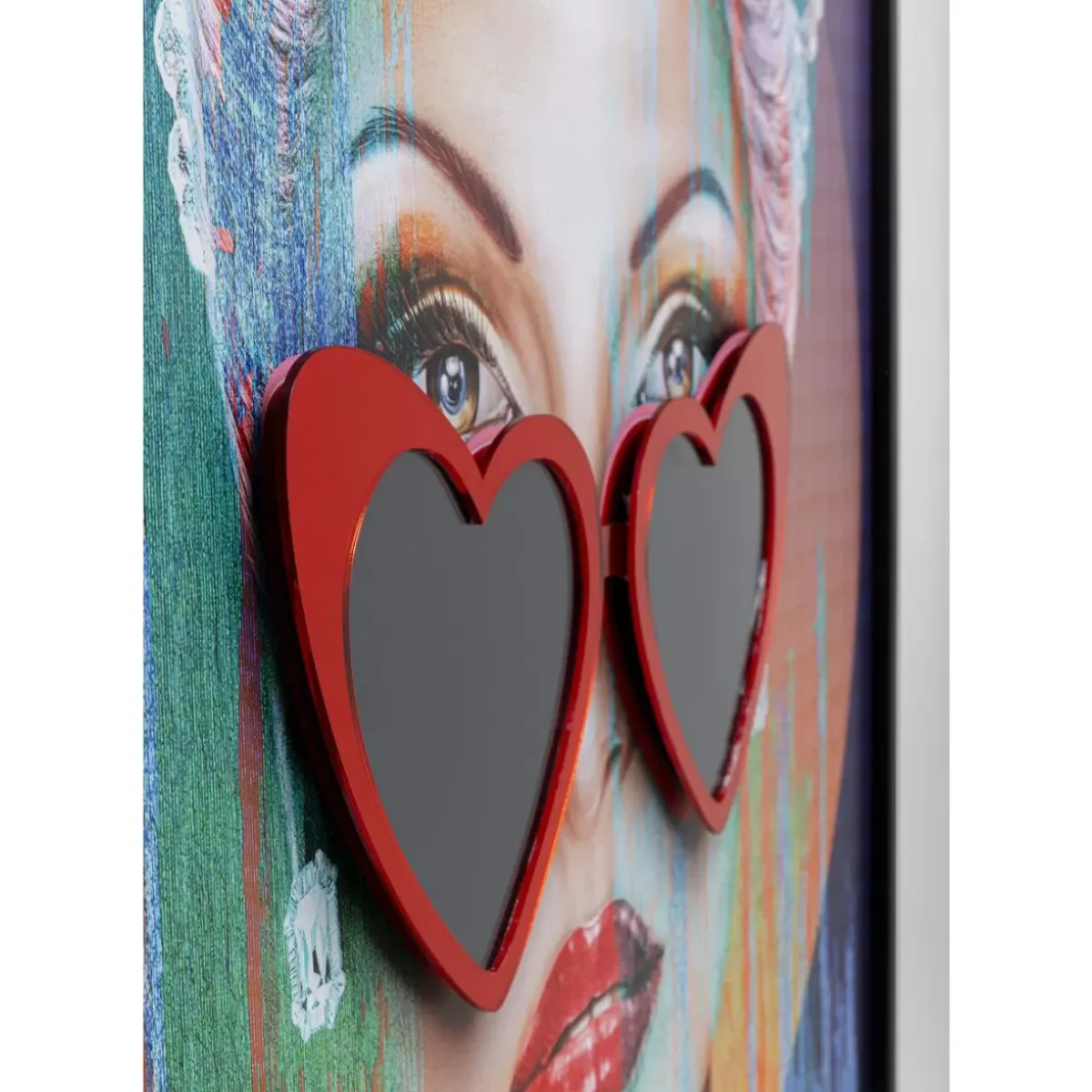 Online Gerahmtes Bild Heart Glasses 80X100Cm Bilder