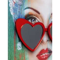Online Gerahmtes Bild Heart Glasses 80X100Cm Bilder