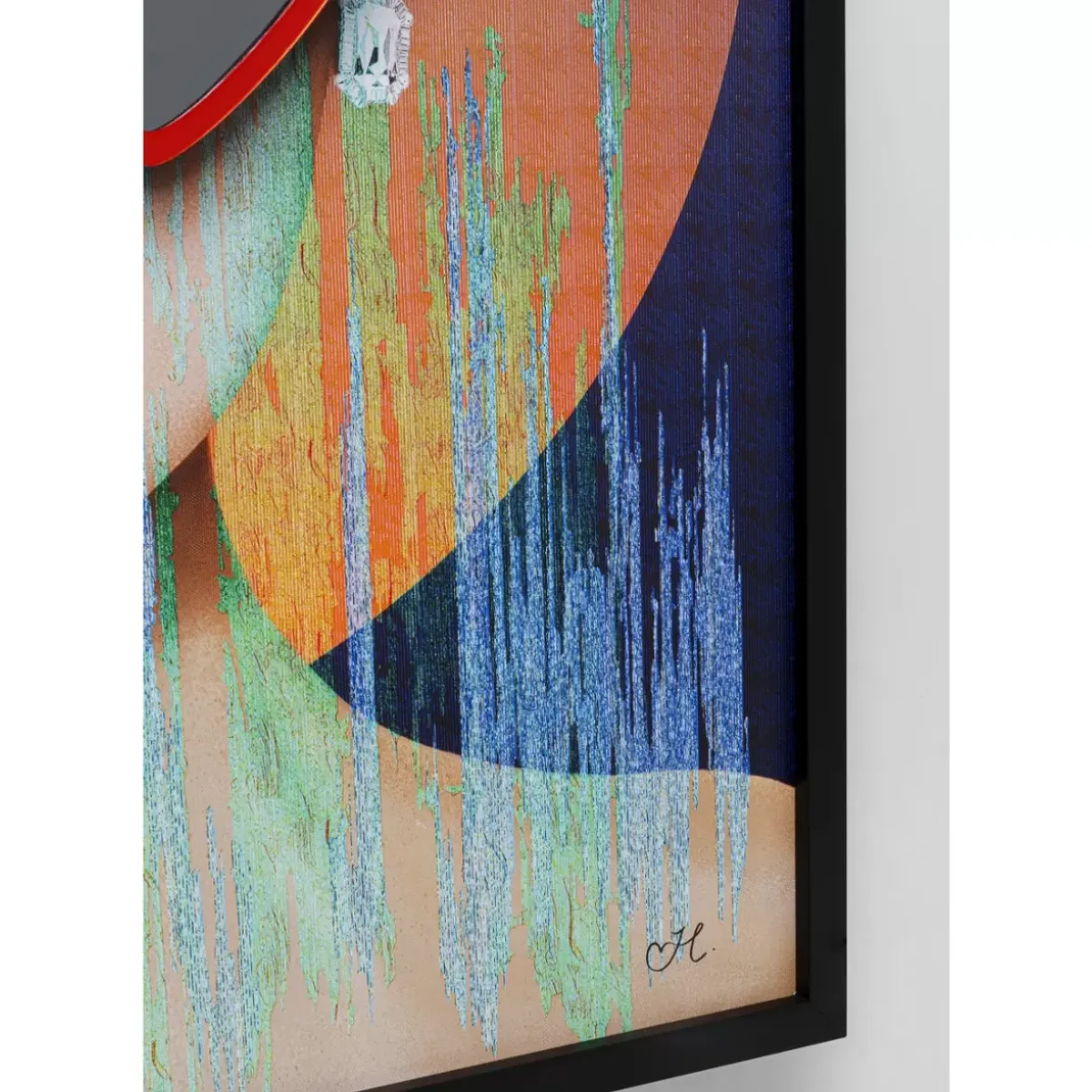 Online Gerahmtes Bild Heart Glasses 80X100Cm Bilder