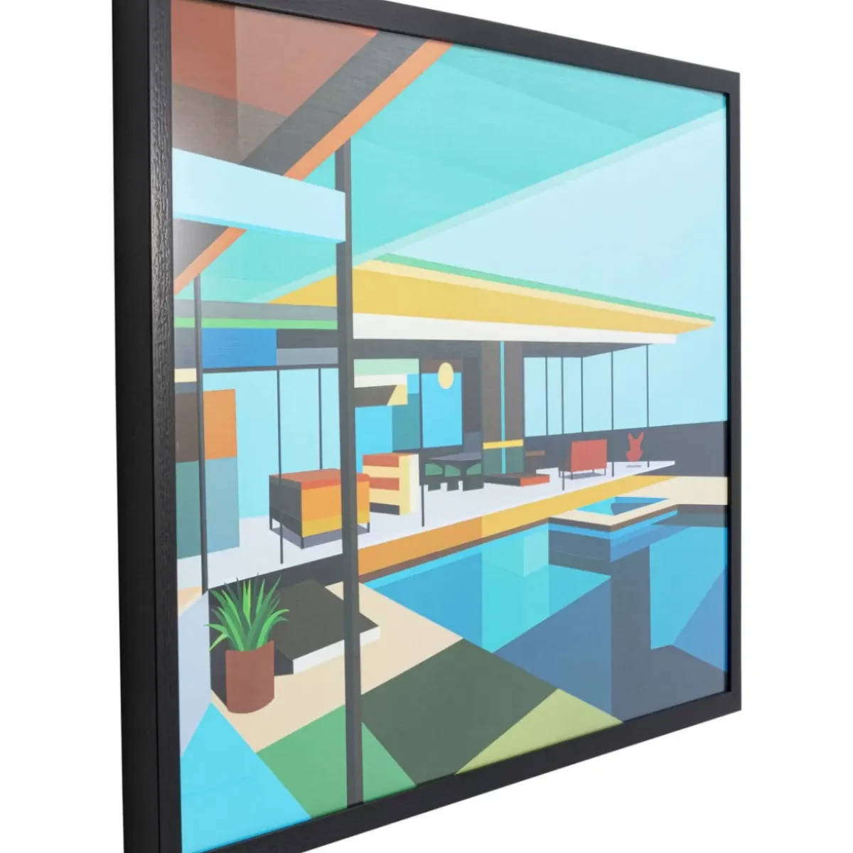 Gerahmtes Bild Modern Architecture 100X80Cm Bilder