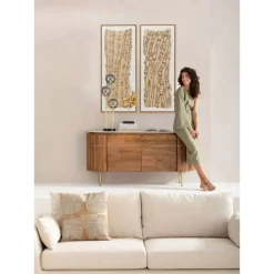 Outlet Gerahmtes Bild Native Lines 50X150Cm Bilder