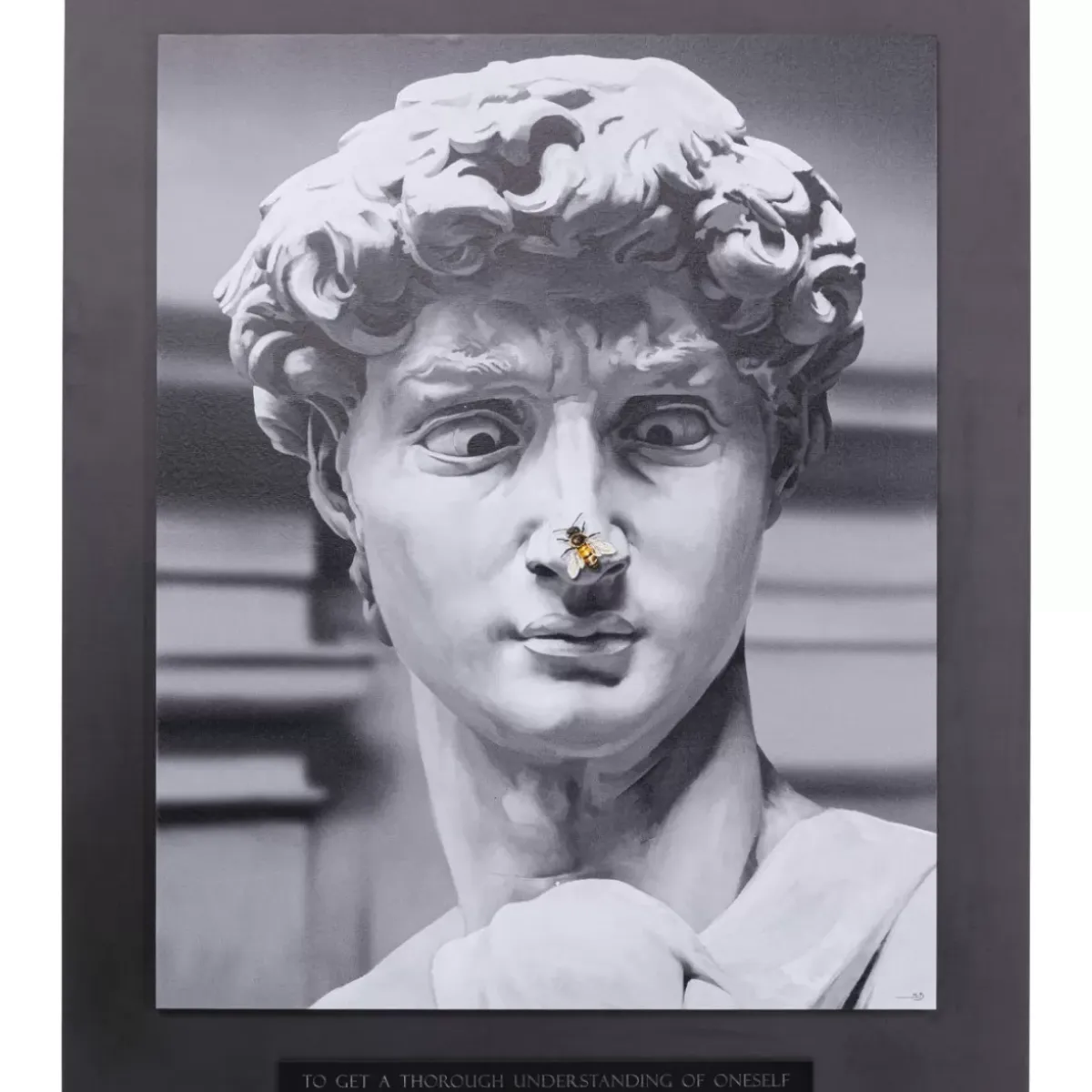 Online Gerahmtes Bild Statue 100X125Cm Bilder