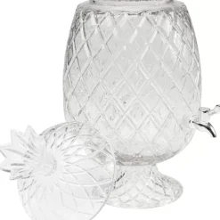 Discount Getrankespender Pineapple Klar (2/Tlg.) Geschirr & Tischaccessoires