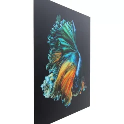 Hot Glasbild Aqua Queen Fish 100X100Cm Bilder
