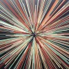 Outlet Glasbild 3D Light Speed 100X100Cm Bilder