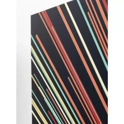 Outlet Glasbild 3D Light Speed 100X100Cm Bilder