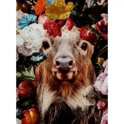 Hot Glasbild Deer Garden 80X120Cm Bilder