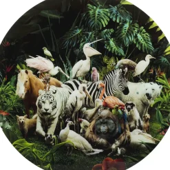 Hot Glasbild Jungle Animals O120Cm Bilder