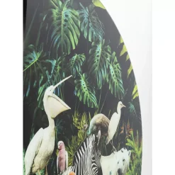 Hot Glasbild Jungle Animals O120Cm Bilder