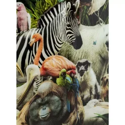 Hot Glasbild Jungle Animals O120Cm Bilder