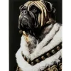 Glasbild King Pug 40X60Cm Bilder