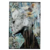 Glasbild Lady Flower 100X150Cm Bilder