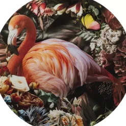 Online Glasbild Proud Flamingo O100Cm Bilder