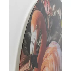 Online Glasbild Proud Flamingo O100Cm Bilder