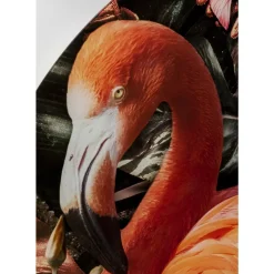 Online Glasbild Proud Flamingo O100Cm Bilder