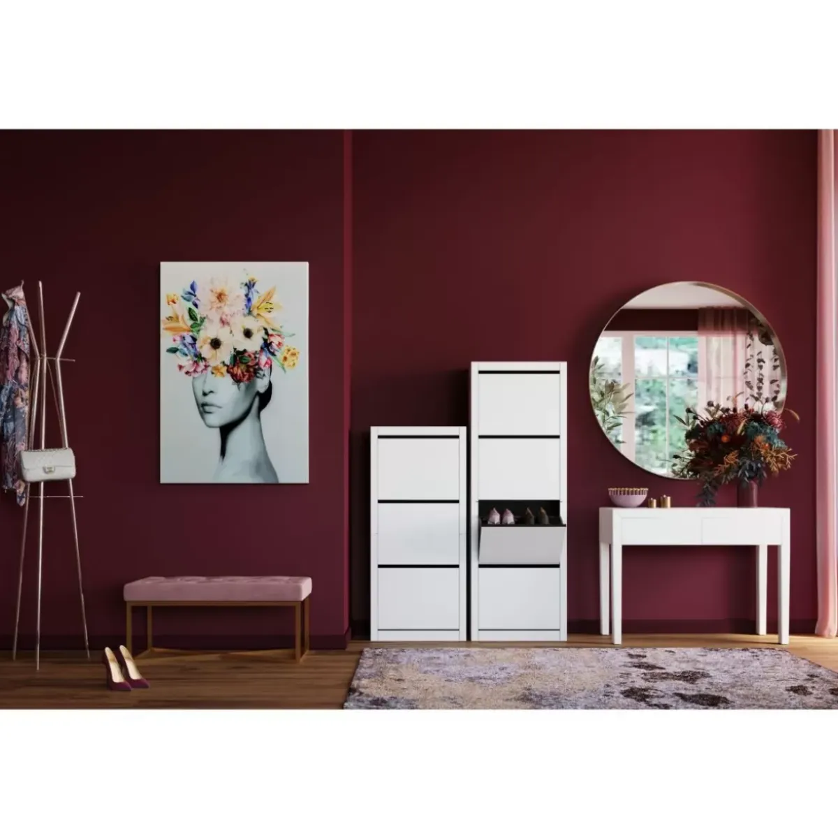 Online Glasbild Spring Hair 80X120Cm Bilder