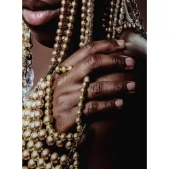 Hot Glasbild Traditional Beads Man 100X150Cm Bilder
