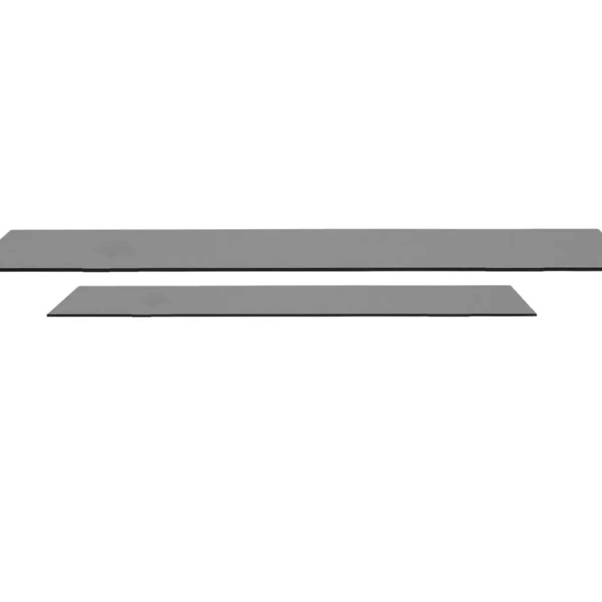 Clearance Glasset Polar 8Mm Esg Smoke 130X65Cm Tische