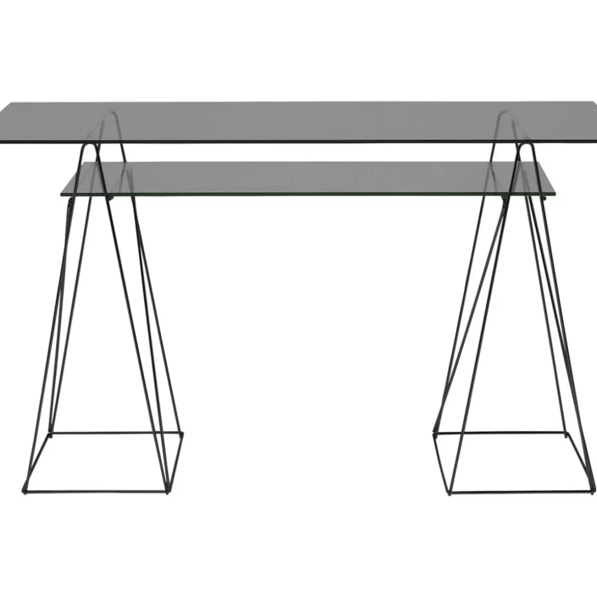 Clearance Glasset Polar 8Mm Esg Smoke 130X65Cm Tische