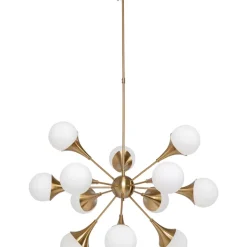 Hangeleuchte Bulb Fiction 12 Brass O102Cm Hängeleuchten
