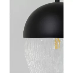 New Hangeleuchte Frozen Schwarz Matt O20Cm Hängeleuchten