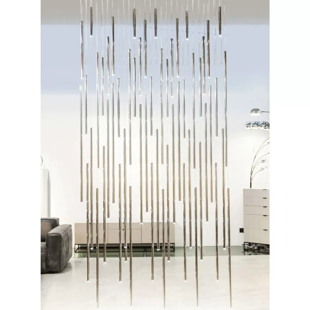 Outlet Hangeleuchte Living Vegas Deluxe Chrome Led Hängeleuchten