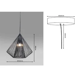 Clearance Hangeleuchte Modo Wire Black Hängeleuchten