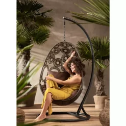 Best Hangesessel Ibiza Braun Outdoormöbel