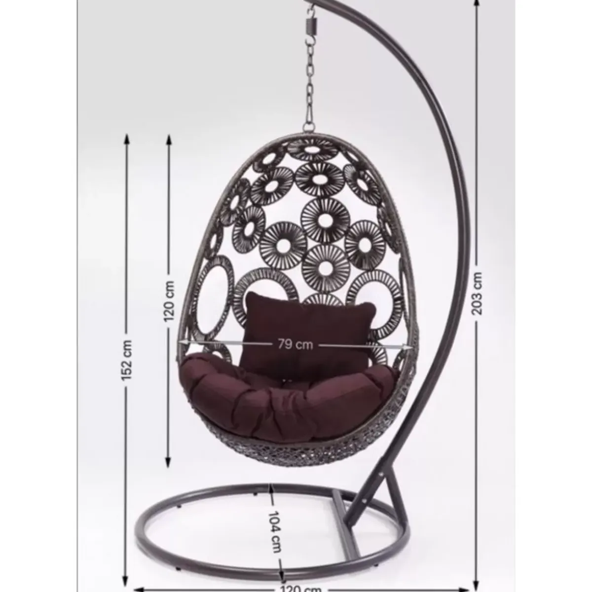 Best Hangesessel Ibiza Weiss Outdoormöbel