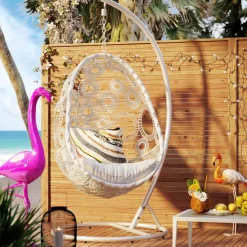 Best Hangesessel Ibiza Weiss Outdoormöbel