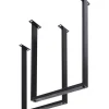 Outlet Hochgestell Tavola Schwarz Matt (2/Set) Tische