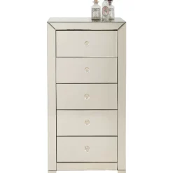 New Hochkommode Luxury Champagne 5 Schube Kommoden & Sideboards
