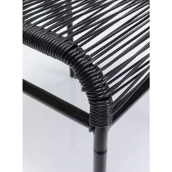 Best Hocker Acapulco Schwarz Outdoormöbel