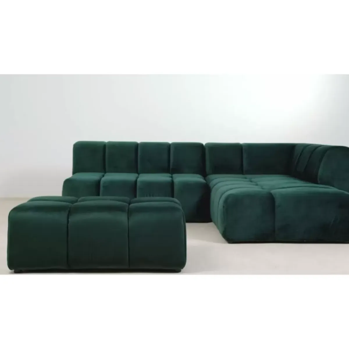 Hot Hocker Belami Velvet Dunkelgrun 105X70Cm Sitzbänke